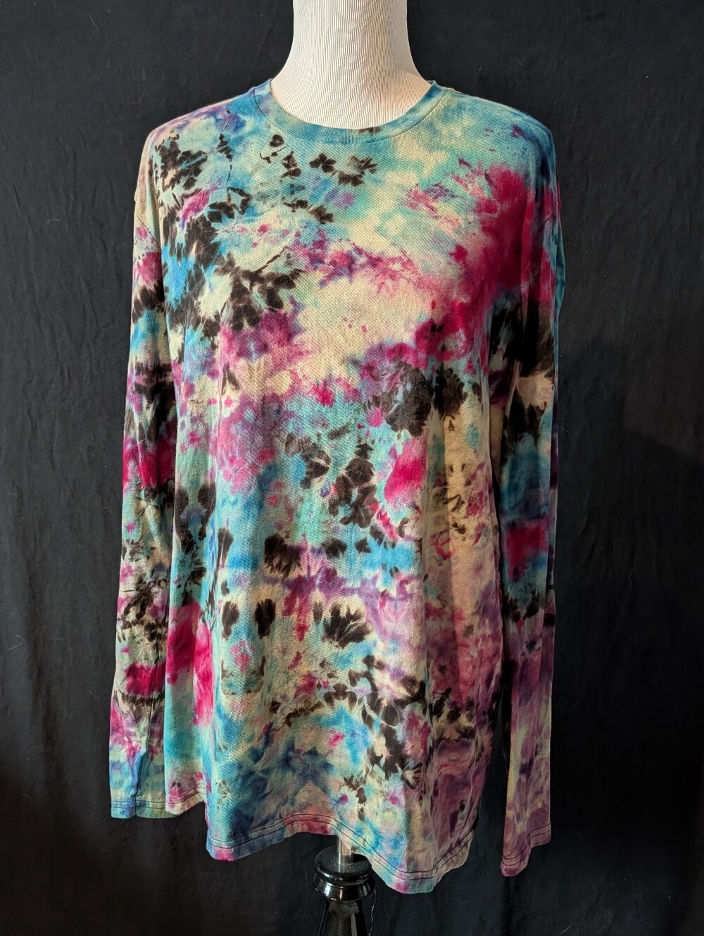 New Reverse Tiedye Unisex Long Sleeve Shirt